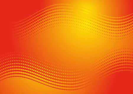 Beautiful orange abstract background with halftone effectのイラスト素材