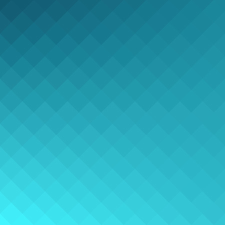 Abstract vector turquoise geometric mosaic background with squaresのイラスト素材
