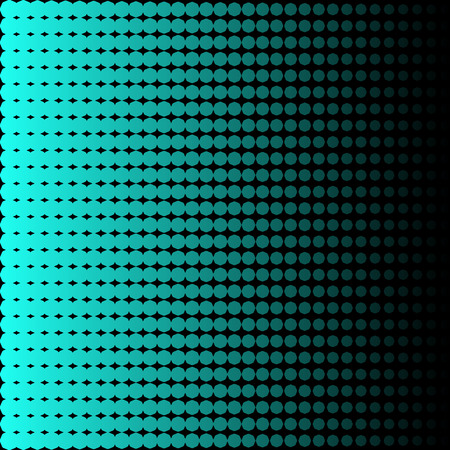 Vector halftone texture blue dots on black backgroundのイラスト素材