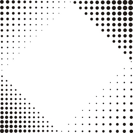 Four corner angular black vector different textures collectionのイラスト素材