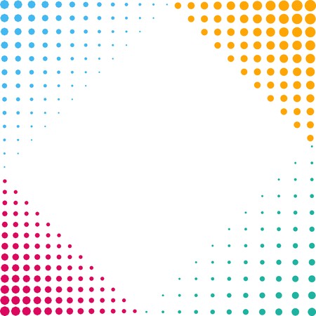 Four corner angular colorful vector different textures collection