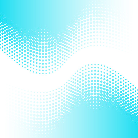 Beautiful blue vector abstract background with halftone effectのイラスト素材