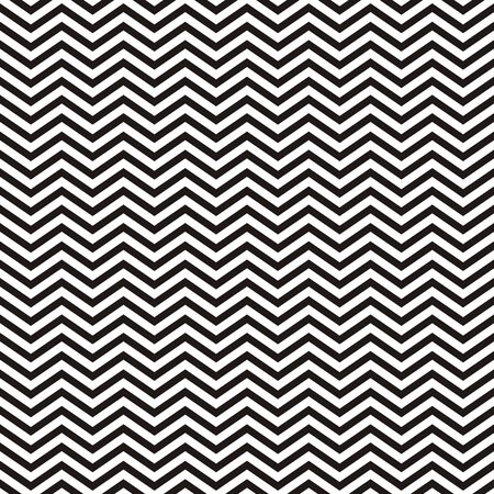 Black vector seamless geometric ethnic zig zag patternのイラスト素材