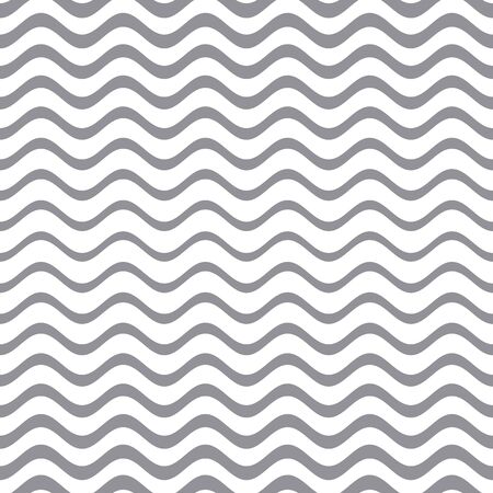 Vector seamless gradient wavy line patternのイラスト素材