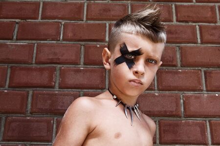 lovely couple standing on the beachの写真素材