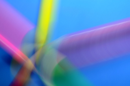 blurred objects giving sensation of movement and colorの写真素材