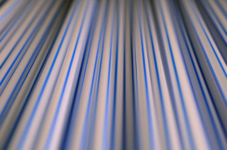 Close (abstract)view of straws wiht intentional shallow depth of fieldの写真素材