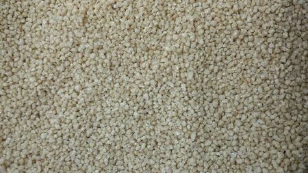 Closeup view of cous cous grainsの素材