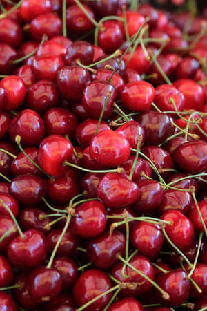 red cherriesの写真素材