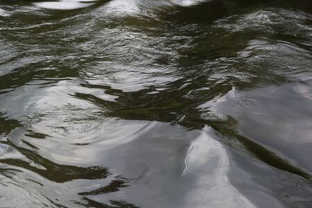 play of light in the river