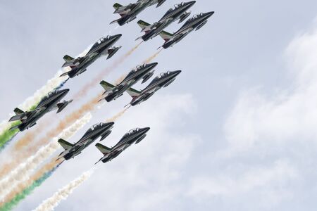 tricolor arrows aerobatic team - Port of Dusano- Lake Garda Italy 20160821