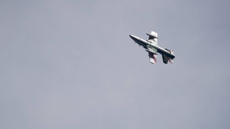 tricolor arrows aerobatic team - Port of Dusano- Lake Garda Italy 20160821のeditorial素材