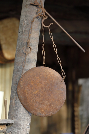 Old rusty scalesの写真素材