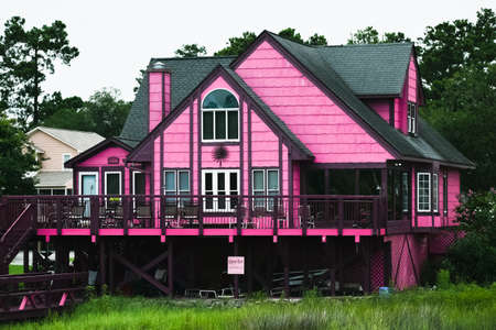 Pink Houseの写真素材