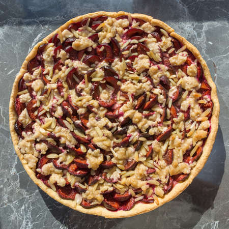 cutout, detail of a plum cake, supervisor of the aboveの写真素材