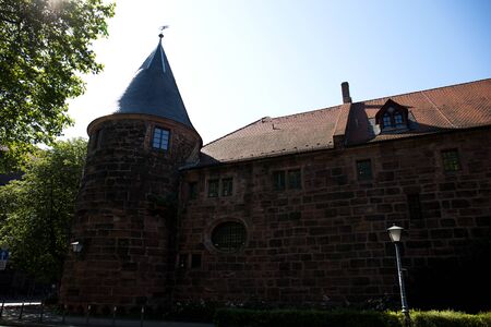 View on a historical building in heidelberg germany