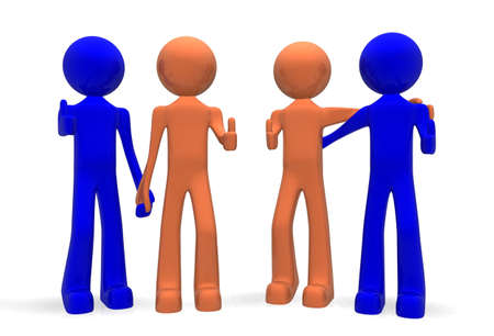 pairs of friends happyの写真素材