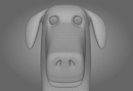 3d dogの写真素材