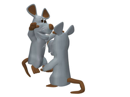 mouse climbsの写真素材