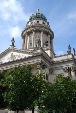 The Gendarmenmarkt is a square in Berlin and the site of an architectural ensemble including the Konzerthaus (concert hall) and the French and German Churchesのeditorial素材