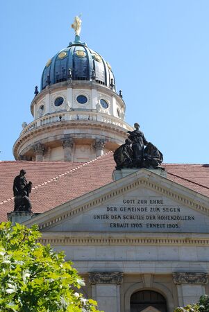 The Gendarmenmarkt is a square in Berlin and the site of an architectural ensemble including the Konzerthaus (concert hall) and the French and German Churchesのeditorial素材