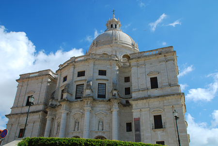 National Pantheon (Igreja de Santa Engracia, Panteao Nacional), Lisbon, Portugal. The Church of Santa Engracia is a 17th-century monument in Lisbon, Portugal. Originally a church, in the 20th century it was converted into the National Pantheon.のeditorial素材