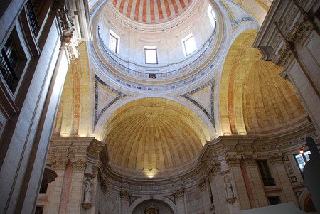 National Pantheon (Igreja de Santa Engracia, Panteao Nacional), Lisbon, Portugal. The Church of Santa Engracia is a 17th-century monument in Lisbon, Portugal. Originally a church, in the 20th century it was converted into the National Pantheon.のeditorial素材