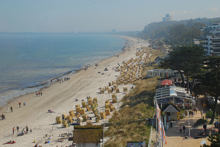Scharbeutz (Germany), view from the top of a buildingの写真素材