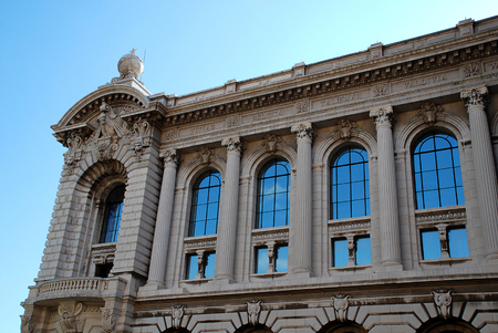 Facade of the Oceanographic Museum, Monacoのeditorial素材
