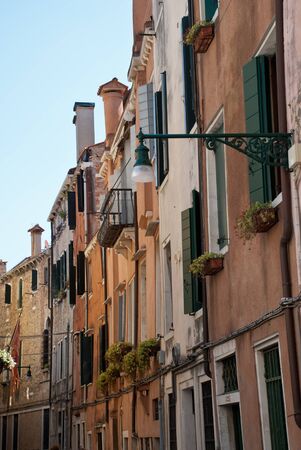 Venice, Italy. View of ancient buildings in San Marco, district in Veniceの写真素材