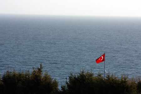 Turkish Flagの写真素材