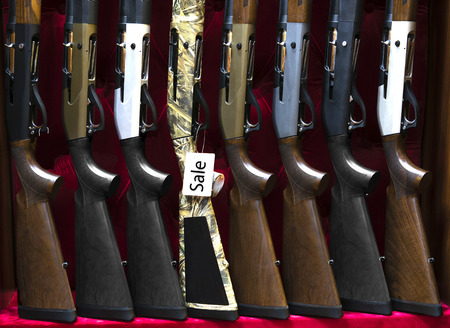 New hunting rifle in market showcase