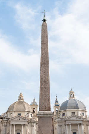 Beautiful architecture in the old part of Rome Itallyの写真素材