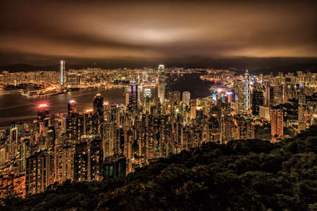 Victoria Peak, Hong Kongの写真素材