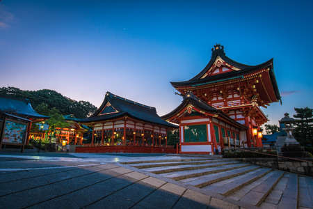 Fushimi Inari Taisha is the head shrine of Inari, located in Fushimi-ku, Kyoto, Japan.のeditorial素材