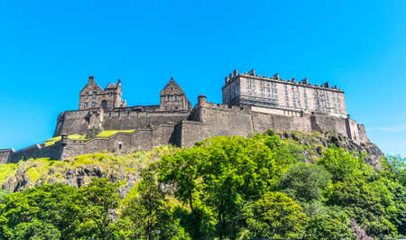 Edinburgh Castle, Scotlandのeditorial素材