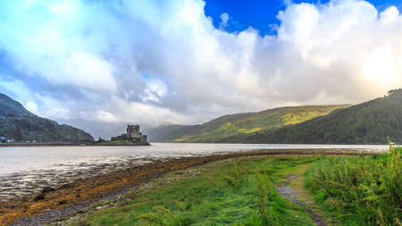Eilean Donan Castle, the 13th-century castle. Scotland,のeditorial素材