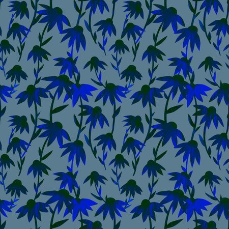 Seamless pattern with flowers. creative floral texture. Great for fabric, textileの写真素材