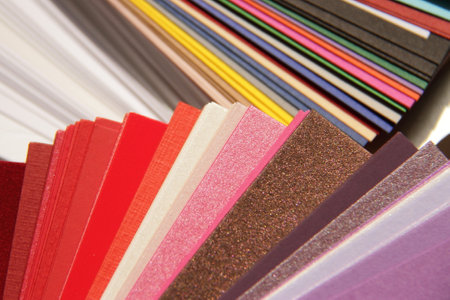 sample of colorful paperの写真素材