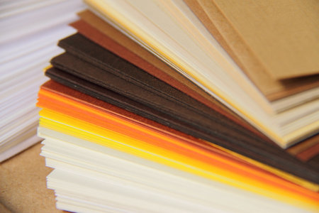 sample of colorful paper
