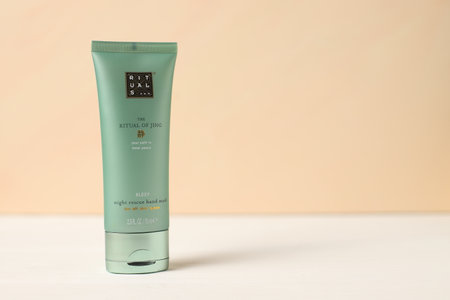 Rituals cosmetic label, ritual of Jing for sleep, Vitoria-Gasteiz, Spain, 22 of May 2023のeditorial素材