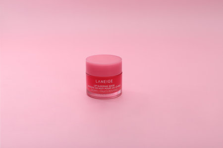 LANEIGE Lip Sleeping Mask, korean beauty brand, Vitoria, Spain, December of 2023のeditorial素材
