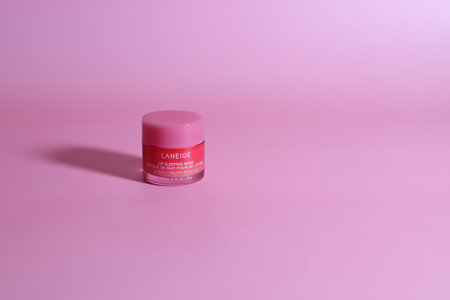 LANEIGE Lip Sleeping Mask, korean beauty brand, Vitoria, Spain, December of 2023のeditorial素材