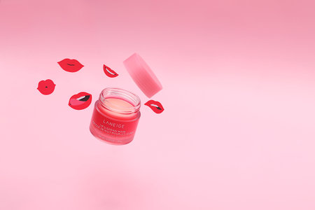 LANEIGE Lip Sleeping Mask, korean beauty brand, Vitoria, Spain, December of 2023のeditorial素材