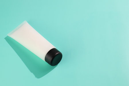 Cosmetic cream tube mockup, lotion face care containerの写真素材
