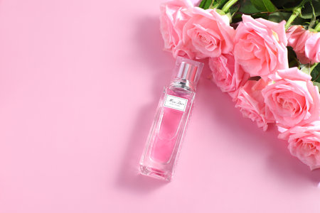 Miss Dior Rose N'Roses roller perfume, French cosmetic brand, Spain, Vitoria-Gasteiz, June of 2024のeditorial素材