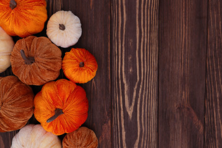 Textile pumpkin home decoration, autumn seasonal holidays