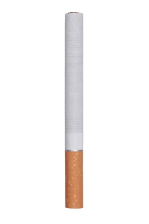 Cigarette isolated on white with copy spaceの写真素材