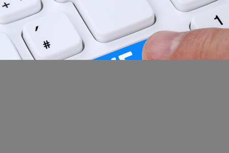 Push button save data on computer hard disk keyboard