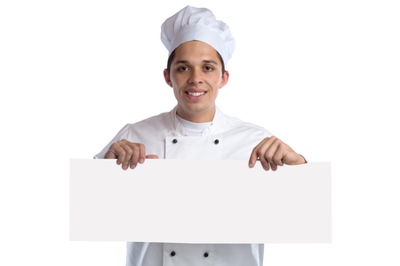 Food cook cooking empty blank sign copyspace isolated on a white backgroundの写真素材